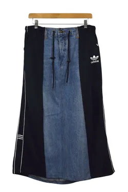 Reworked Adidas Brand Track Skirt