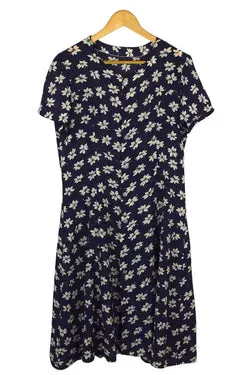 Reworked Floral Print Dress