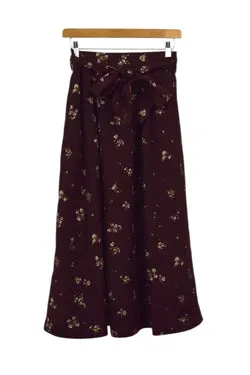 Reworked Floral Print Skirt