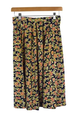 Reworked Floral Print Skirt