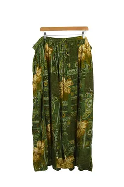 DEADSTOCK Abstract Floral Print Skirt