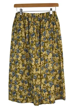 Reworked Floral Print Skirt