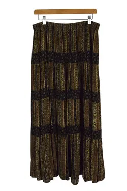 Abstract Print Skirt