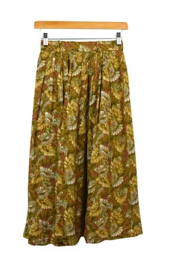 Reworked Floral Print Skirt