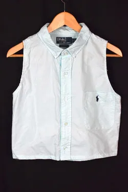 Reworked Ralph Lauren Brand Crop Top