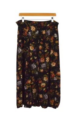 Floral Print Skirt