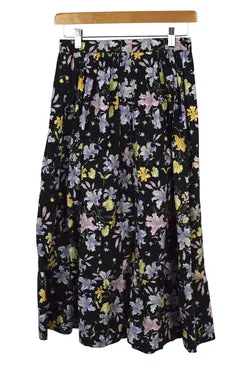 Reworked Floral Print Skirt