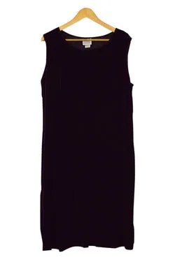 80s/90s Deep Purple Velvet Dress