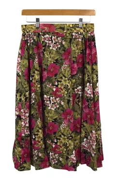 Floral Print Skirt