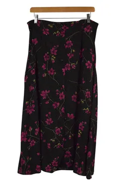 Sag Harbor Floral Print Skirt