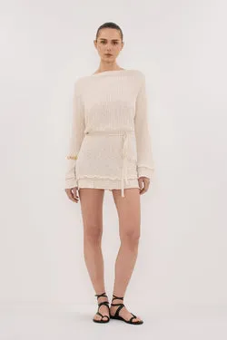 MAX NATURAL KNIT MINI DRESS