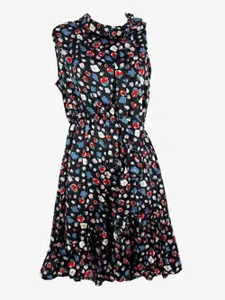 Dangerfield Feminine Rose Tie Front Dress Size 10