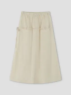 Loop Pocket Skirt - Off White