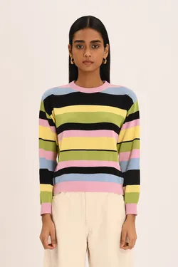 Delphine Knit - Gelato Stripe