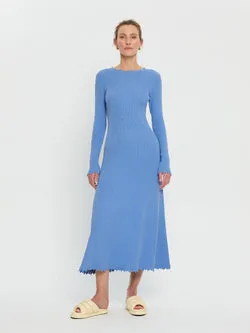 Diana Knit Dress - Blue