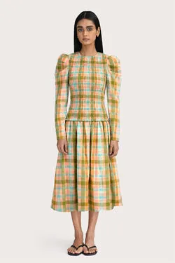 Clea Dress - Antique Check