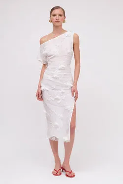 Dylan Flower Tulle Midi