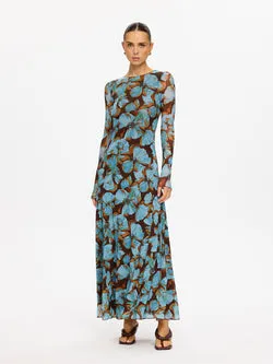 Nieve Mesh Maxi Dress