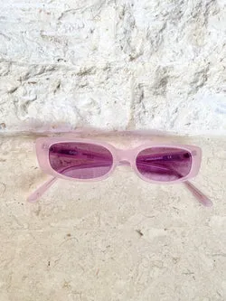 Lu Goldie Sabine Sunglasses in Lavender