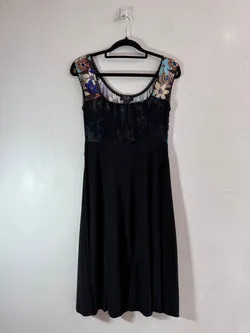 Vintage CKM mesh panel dress - size xs