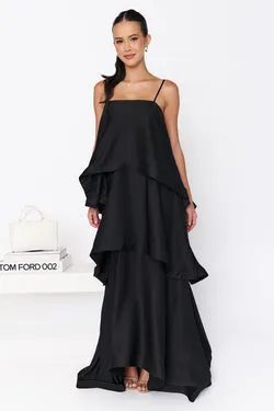 ELLIATT | Tilly Tiered Maxi Dress - Black