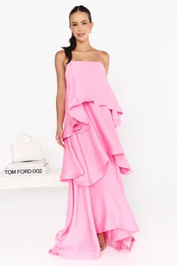 ELLIATT | Tilly Tiered Maxi Dress - Pink