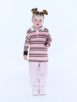 KIDS ROSE EP RUGBY LONG SLEEVE