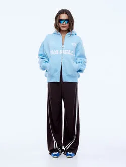 MULTI LOGO ZIP THRU HOODIE
