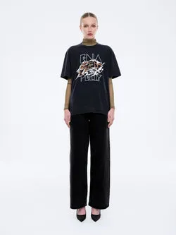Jessie Oversized Tee Tigers Eye