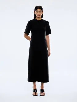 SARAH SHORT SLEEVE MIDI DRESS