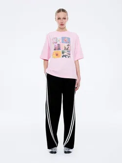 PHOTOGRAPHIC FLORAL TEE