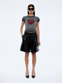EP HEART RIB BABY TEE