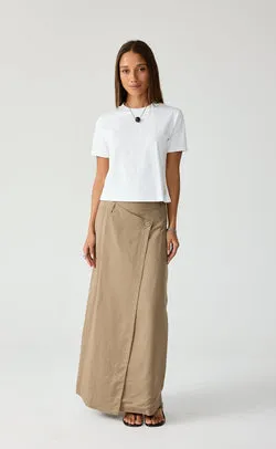 Danton Maxi Skirt (Stone)