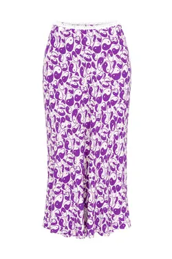 Well Balanced Slip Skirt - White/Purple