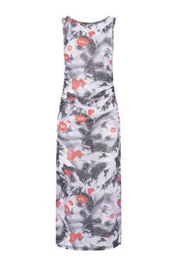 David Mesh Midi Dress