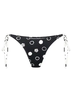 Polka Dot Side Ties Bottom