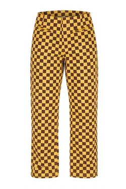 Check Kokomo Pant - Brown/Gold