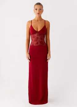 Envy Maxi Dress - Maroon