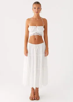 Evi Midi Skirt - Ivory