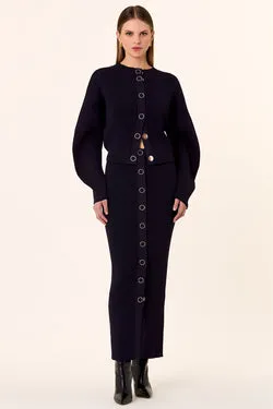 Gianna Knit Skirt - Ink