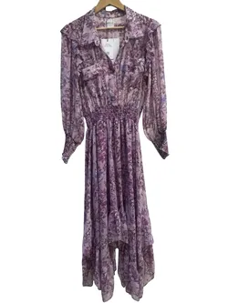 Misa Purple Long Dress L