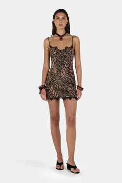 Fabienne Mini Dress Sirocco Animal