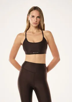FAIRMONT SPORTS BRA IN ESPRESSO