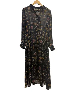 Trelise Cooper Black/Gold Dress S