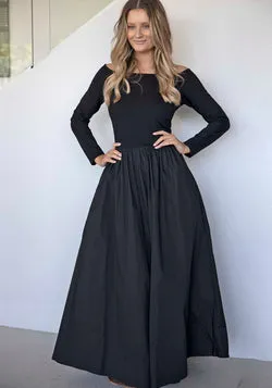 Fifth Avenue Black Maxi Dress