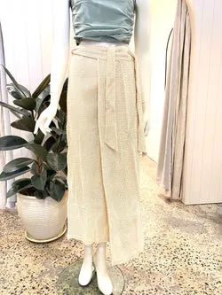 Boteh Citrine New Wrap Skirt in Natural - Size 2 (10/12)