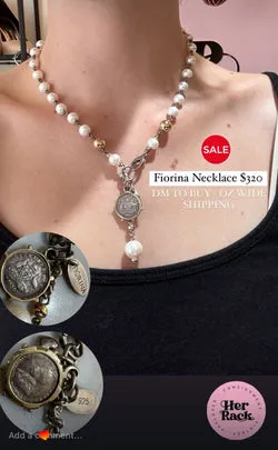 Fiorina 9k pearl necklace