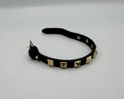 Valentino Black Studded Bracelet
