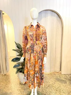 Kachel Agnes Maxi Shirt Dress - Size 8