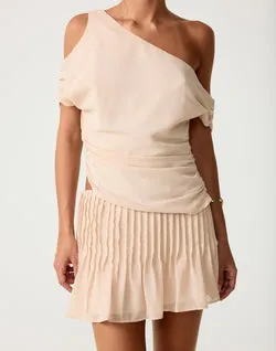 Harriette Mini Skirt (Seashell)